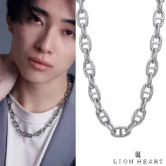 ライオンハート チャンキー チェーンネックレス アンカー サージカルステンレス316L シルバー 金属アレルギー対応 メンズ ブランド だけ のみ チェーン ネックレス LION HEART
