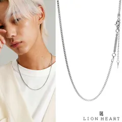 ライオンハート slendery チェーンネックレス ベネチアンチェーン サージカルステンレス316L シルバー 金属アレルギー対応 ベネチアン ネックレス チェーン メンズ ブランド だけ のみ