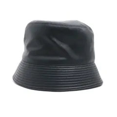 KIJIMA TAKAYUKI × TH エコレザーバケットハット サイズ2 ブラック