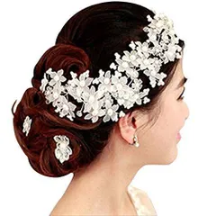 【在庫処分】結婚式 髪飾り 成人式 ヘアアクセサリー お呼ばれ ブライダル ティアラ大人 アクセサリー ウェディング ティアラ ウェディング ヘッドドレス ヘッドドレス Celeb] 和装 パール [Petit カチューシャ