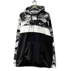 ナイキ NIKE パーカー フーディー プルオーバー 長袖 2XL 白 ホワイト 黒 ブラック ■GY58