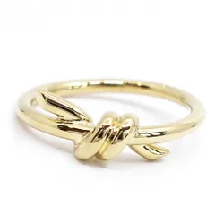 【栄】ティファニー K18YG ノット リング 指輪 750YG ジュエリー レディース メンズ 地金仕上げ済