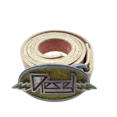 DIESEL　ディーゼル ロゴバックル　レザー　ベルト　ピンク　イタリア製