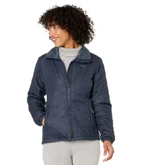 エルエルビーン レディース アウター コート フリース ジャケット LLBean FleeceLined Primaloft Jacket Carbonavy ネイビー