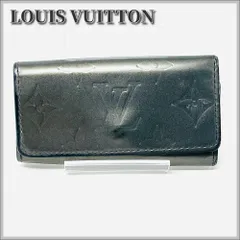 ルイヴィトン (LOUIS VUITTON) ヴェルニ ミュルティクレ4 マットレザー 4連キーケース グレー M65162