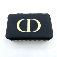 DIOR　ディオール ノベルティ　ジュエリーボックス　ブラック　黒　PUレザー　ロゴ