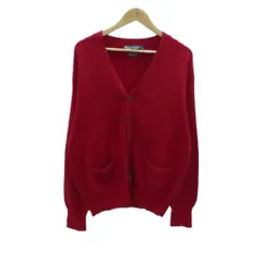 ポロゴルフ ラルフローレン POLO GOLF RALPH LAUREN ゴルフウエア ニットカーディガン ミドル丈 L レッド 赤 /HO32 ■GY61