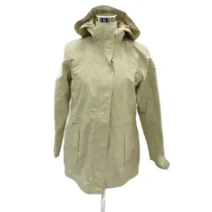エルエルビーン L.L.BEAN ジャケット ミドル丈  M ベージュ フード付き /HO34 ■GY61