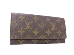 LOUIS VUITTON ルイヴィトン 長財布 モノグラム ポルト 円（Porte Yen） M61820 ブラウン PVC レザー メンズ 二つ折り 札入れ