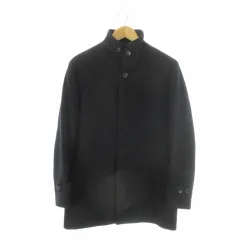 タケオキクチ TAKEO KIKUCHI コート ビジネス メルトン ウール 2 紺 ネイビー /CK16 ■GY99
