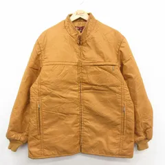 L/古着 シアーズ 長袖 ナイロン ジャケット メンズ 70年代 70s USA製 タロン 濃ベージュ【spe】 26jan20