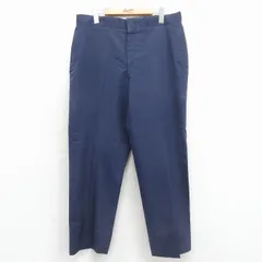 W36/古着 ビンテージ ミリタリー パンツ メンズ 70年代 70s USA製 紺 26jan20