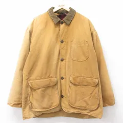 XL/古着 ジェイクルー 長袖 ハンティング ジャケット メンズ 90年代 90s 襟コーデュロイ 大きいサイズ コットン 茶他 内側ウール【spe】 26jan20のサムネイル
