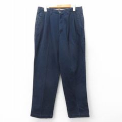 W31/古着 ドッカーズ パンツ メンズ 90年代 90s コットン USA製 紺 26jan20