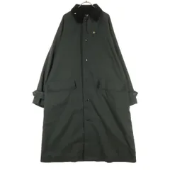 美品 EMMA CLOTHES エマクローズ 長袖 襟コーデュロイ スプリングコート L ブラック メンズ 古着