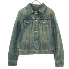GAP ギャップ 長袖 デニムジャケット XS ブルー系 レディース 古着