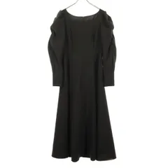 未使用 NATURAL BEAUTY BASIC ナチュラルビューティーベーシック 長袖 ロングワンピース M ブラウン系 レディース 古着