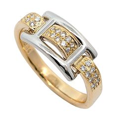 美品】CARTIER / カルティエ 2C ロゴ ダイヤモンド 56〜57号 - メルカリ