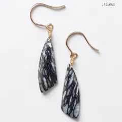 No.865✨天然石✨パームルートの一粒ピアス　イヤリング