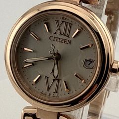 稼働品】citizen xC ティタニアライン 電波ソーラー ベルト交換済