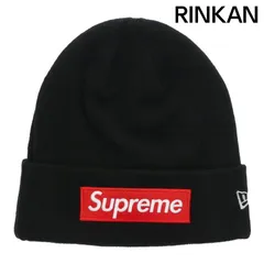 シュプリーム ×ニューエラ New Era  New Era Box Logo Beanie ボックスロゴビーニー帽子 メンズ