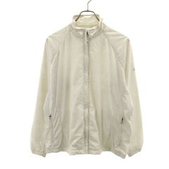 adidas アディダス 総柄 ゴルフ トラックジャケット XL アイボリー レディース 古着