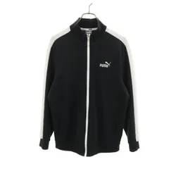 PUMA プーマ トラックジャケット L ブラック メンズ 古着のサムネイル