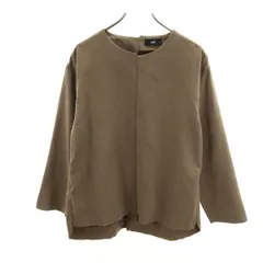 HARE ハレ 長袖 フェイクスエード シャツ S アッシュブラウン プルオーバー メンズ 古着