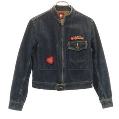 HYSTERIC GLAMOUR ヒステリックグラマー デニムジャケット FREE インディゴ ジージャン レディース 古着