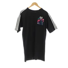 アディダスオリジナルス adidas originals Tシャツ 綿 L 黒 半袖 ロゴ /JP