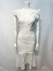 2372 sifeel by JEWELS ジュエルズ　キャバクラ　ドレス　総レース　マーメイド　フリル　タイト　キャバドレス　S