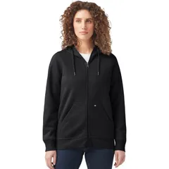 ディッキーズ レディース アウター ジャケット・ブルゾン パーカー Dickies Heavyweight FullZip Hoodie Womens Knit Black ブラック