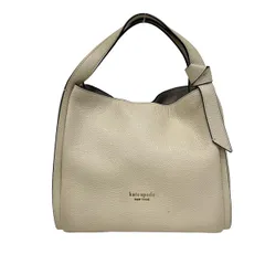 Kate spade(ケイトスペード) トートバッグ美品  ノット ミディアム クロスボディ トート K6552 ベージュ レザー