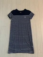 ポロラルフローレン ストライプ 半袖 ワンピース