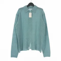 ポストアーカイブファクション POST ARCHIVE FACTION PAF 25AW Boucle Zip Shirt ブークレジップシャツ 長袖 M TEAL ライトブルー A1-300TL
