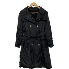 L'EQUIPE YOSHIE INABA(レキップ ヨシエイナバ) コート サイズ38 M レディース - 黒 長袖/秋/春