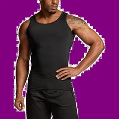 トレーニングウェア ノースリーブ コンプレッションシャツ [UVカット・吸汗速乾] コンプレッションウェア ランニング スポーツインナー トレーニング メンズ フィットネス タンクトップ スポーツ [テスラ] ベースレイヤー