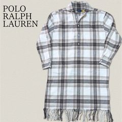美品】ポロラルフローレン チェックシャツワンピース 現行タグポニー
