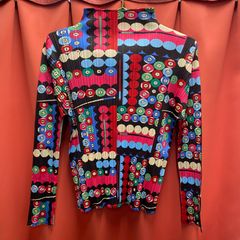 プリーツプリーズ イッセイミヤケ ベスト ジレ マオカラー 古代壁画 希少品 4 プリーツプリーズ イッセイミヤケ ベスト ジレ マオカラー 古代壁画