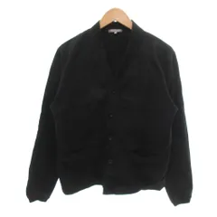 ユナイテッドアローズ ブルーレーベル UNITED ARROWS BLUE LABEL 美品 カーディガン M 黒 ブラック 無地 Vネック 長袖 /SJ ■GY06