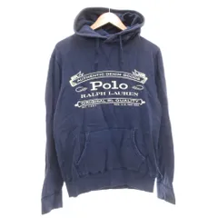 ポロ ラルフローレン POLO RALPH LAUREN パーカー フーディ M 長袖 プルオーバー 青 ブルー /AE ■GY06