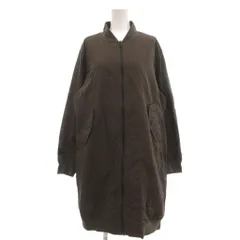 アディダス adidas ロングブルゾン M カーキ系 長袖 スタンドカラー ジップアップ /ML ■GY06