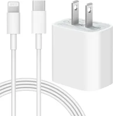 iPhone 充電器 20W PD 充電 Type C ホワイト257K1701