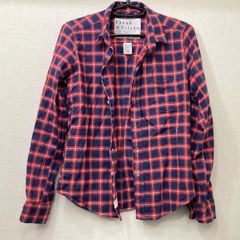 フランクアンドアイリーン　BARRY  フランネルチェックシャツ　レッドネイビー Frank&Eileen - フランクアンドアイリーン BARRY フランネルチェック