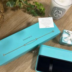 Tiffany&Co Tスマイルブレスレット ダイヤモンドセッティング - メルカリ