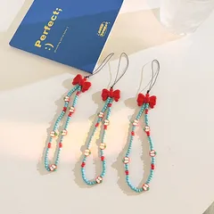 スマホストラップ ビーズチェーン ハンドメイド 韓国風 インスタ映え 携帯ストラップ カメラストラップ ユニバーサル