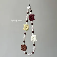 スマホストラップ 携帯ストラップ カメラストラップ レトロ DIY ビーズ チェーン 可愛い 新作