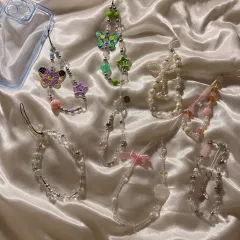 スマホストラップ リボン 携帯ケース アクセサリー おしゃれ トレンド