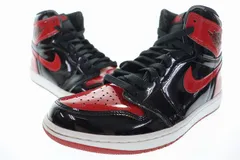 ナイキ NIKE AIR JORDAN 1 RETRO HIGH OG PATENT BRED 27.5cm 555088-063 AJ1 エア ジョーダン レトロ ハイ パテント ブレッド 【ブランド古着ベクトル】【中古】▲■260114