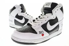 ナイキ NIKE × SUPREME SB DUNK HIGH OG QS BY ANY MEANS BLACK WHITE 25.5cm DN3741-002 シュプリーム ダンク ハイ ブラック ホワイト 【ブランド古着ベクトル】【中古】▲■260113